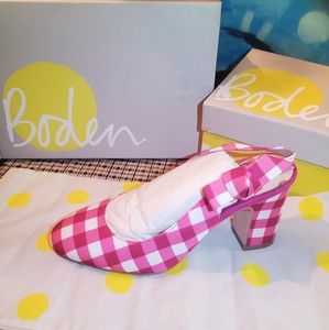 womens Boden Sena Chunky sling back Heels